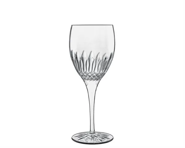Luigi Bomioli Diamant vitt vinglas 38 cl. 4 st.